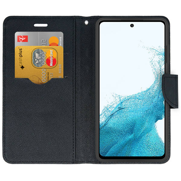 Knižkové puzdro pre Xiaomi Redmi Note 12 - SMART FANCY čierne