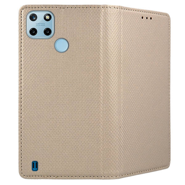Knižkové puzdro pre Realme C21Y / C25Y - SMART MAGNET zlaté