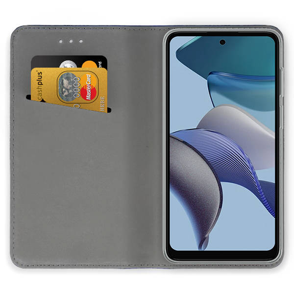 Knižkové puzdro pre Motorola Moto G53 5G - SMART MAGNETIC zelené