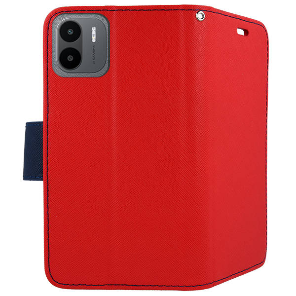 Knižkové puzdro pre Xiaomi Redmi A1 / Redmi A2 - FANCY červené