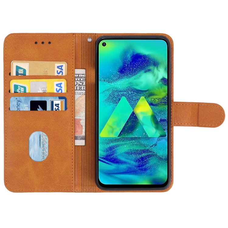 Knižkové puzdro pre Samsung Galaxy A51 - SOLID hnedé