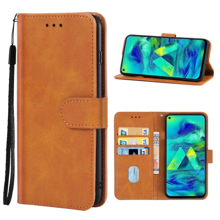 Knižkové puzdro pre Samsung Galaxy A51 - SOLID hnedé