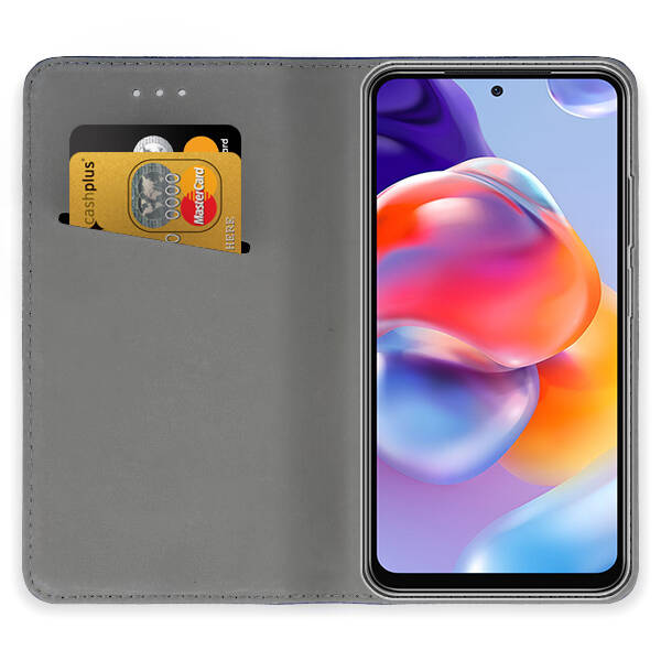 SKLO + PUZDRO 2v1 pre Xiaomi Redmi Note 12S - Knižkové SMART MAGNET zlaté