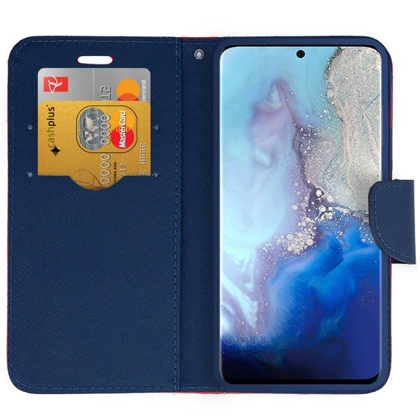 Knižkové puzdro Smart FANCY na Samsung Galaxy S20 - mentolové