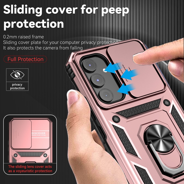 9D SKLO + PUZDRO 2v1 pre Samsung Galaxy A54 5G - Tvrdené SLIDING ružové