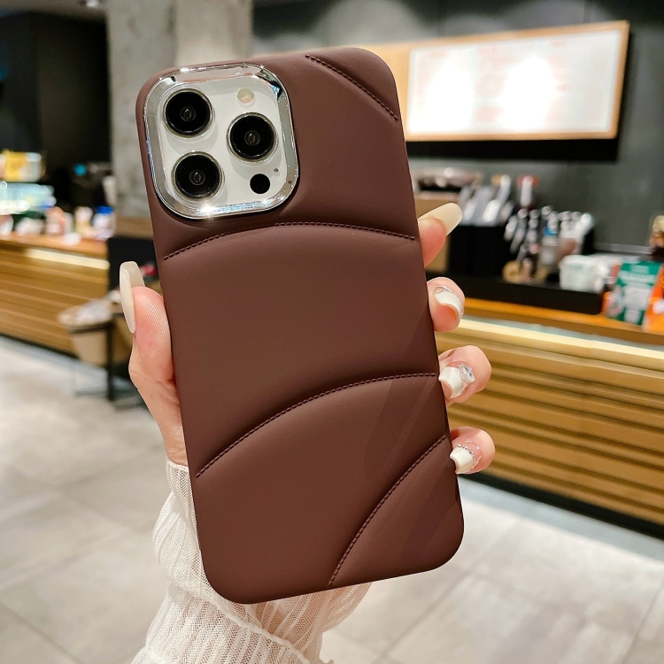 SKLO + PUZDRO 2v1 pre iPhone 15 Pro Max - JACKET hnedé