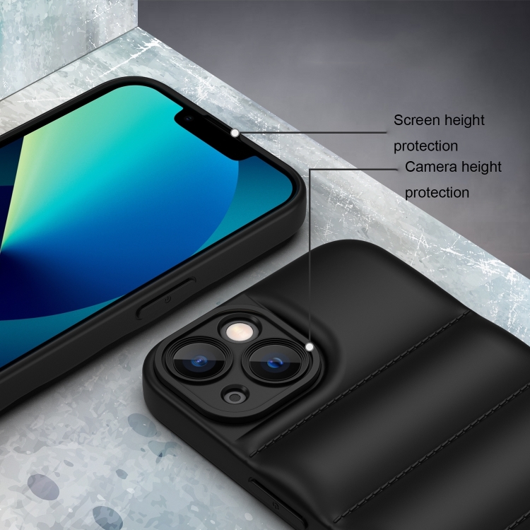 Zadný ochranný kryt pre iPhone 15 Plus - AIRBAG hnedý