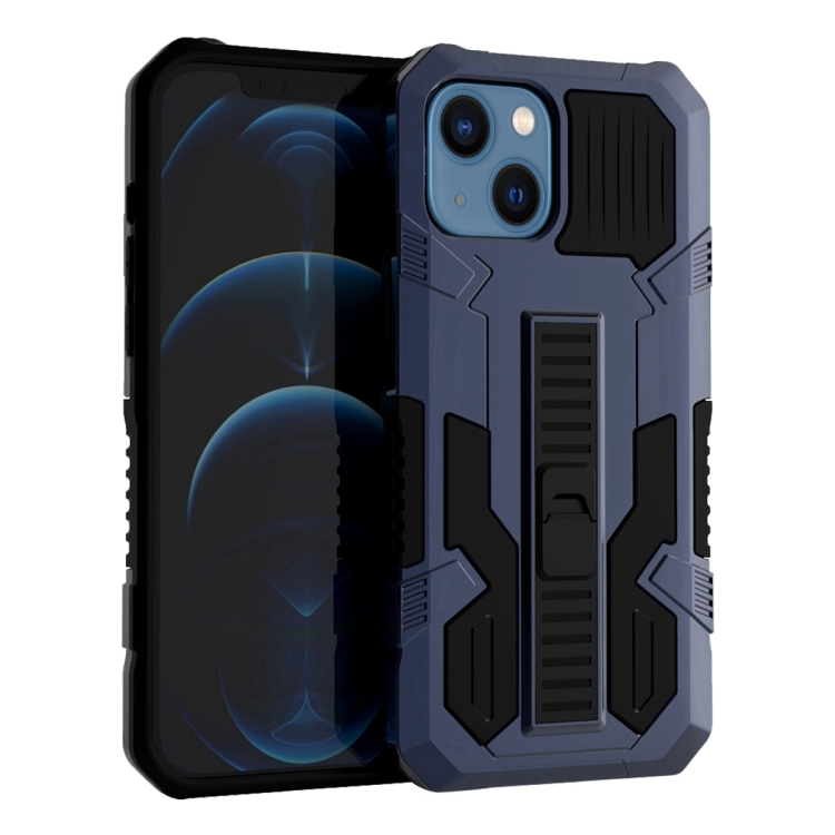 Zadný ochranný kryt pre iPhone 15 Plus - Tvrdený WARRIOR modrý