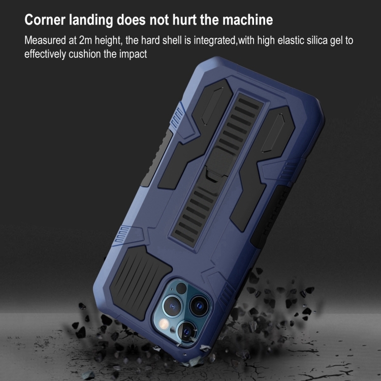 Zadný ochranný kryt pre iPhone 15 Plus - Tvrdený WARRIOR modrý