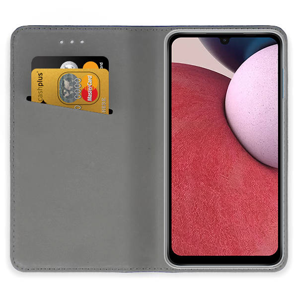 SKLO + PUZDRO 2v1 pre Samsung Galaxy A14 / A14 5G - Knižkové SMART MAGNET modré