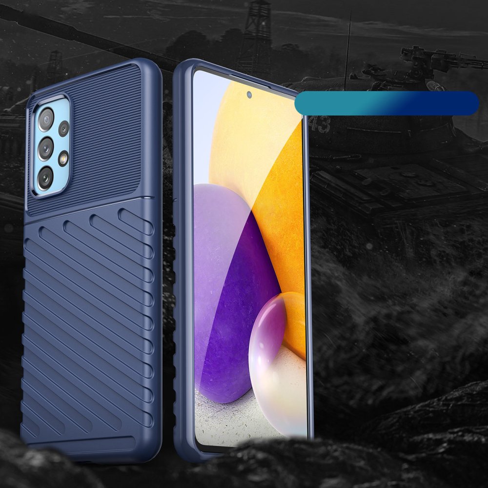 SKLO + PUZDRO 2v1 pre Samsung Galaxy A23 / A23 5G - THUNDER modré
