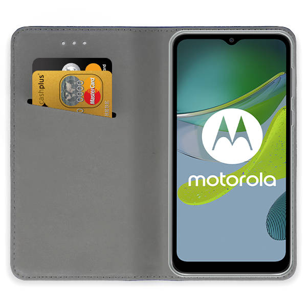 Knižkové puzdro pre Motorola Moto E13 - SMART MAGNET zlaté