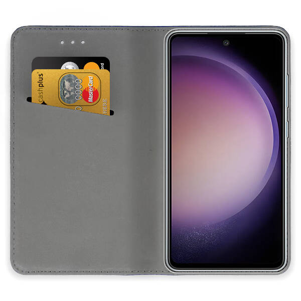 Knižkové puzdro pre Samsung Galaxy S23 FE - SMART MAGNET zlaté