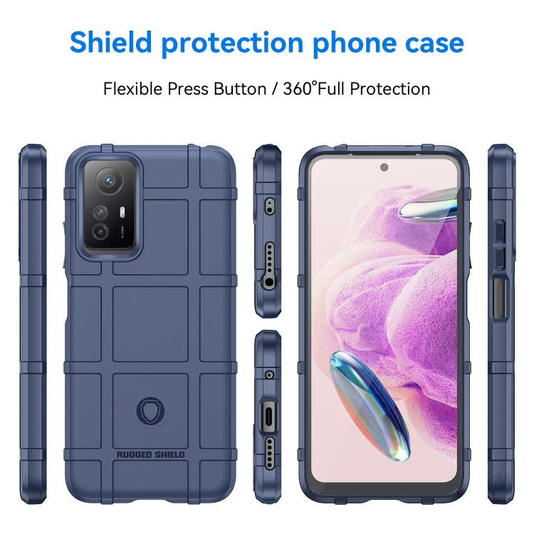 Tvrdený kryt pre Xiaomi Redmi Note 12S - COVERAGE modrý