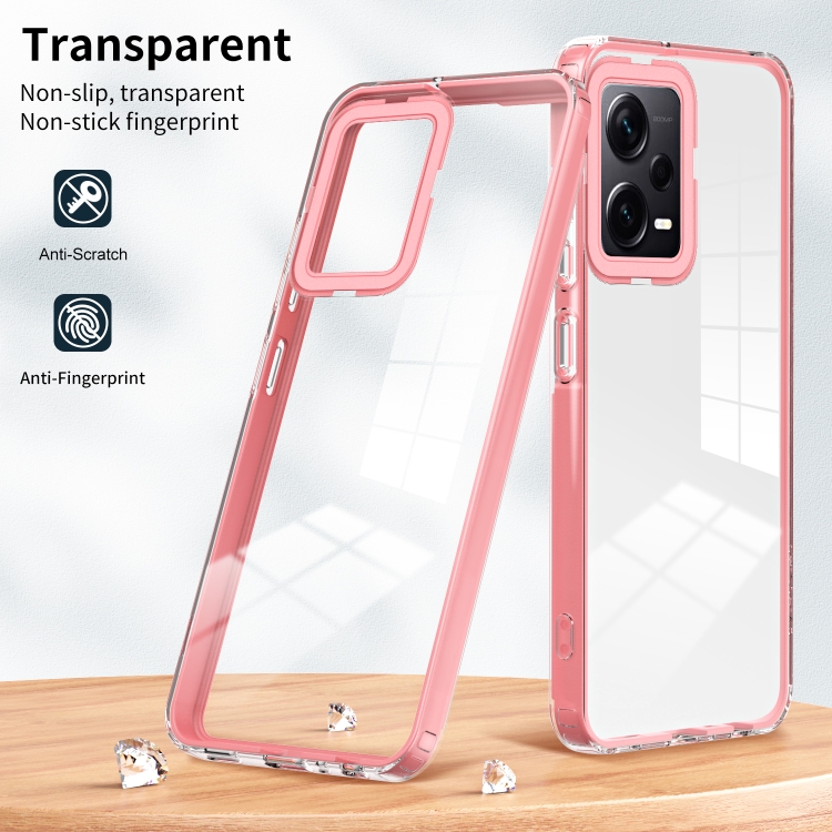 Tvrdený kryt pre Xiaomi Redmi Note 12 Pro+ 5G - SPACE ružový