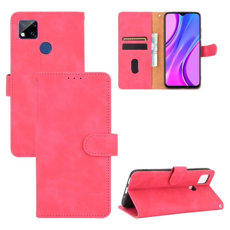 Knižkové puzdro pre Xiaomi Redmi 9C - Knižkové SOLID ružové