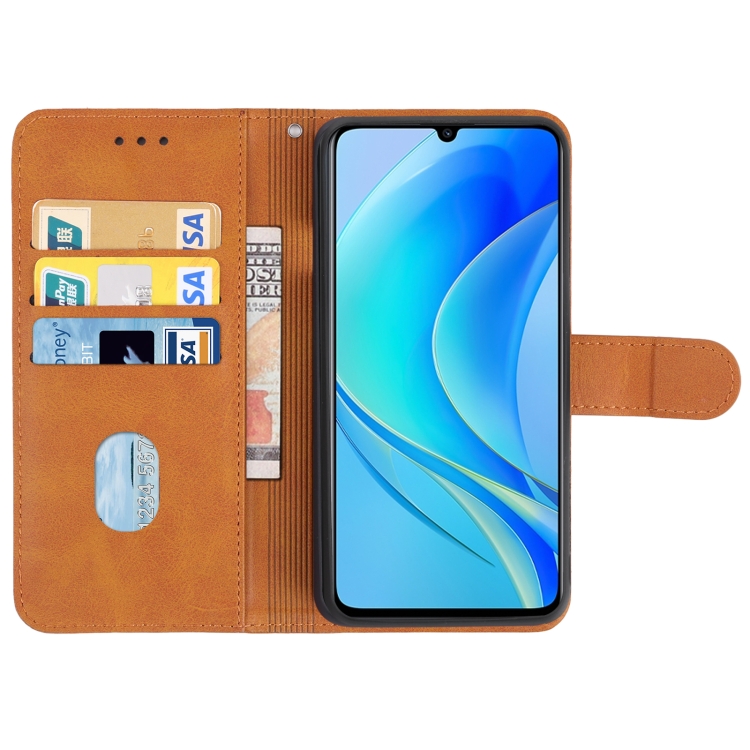 Knižkové puzdro pre Huawei Nova Y70 - Solid hnedé