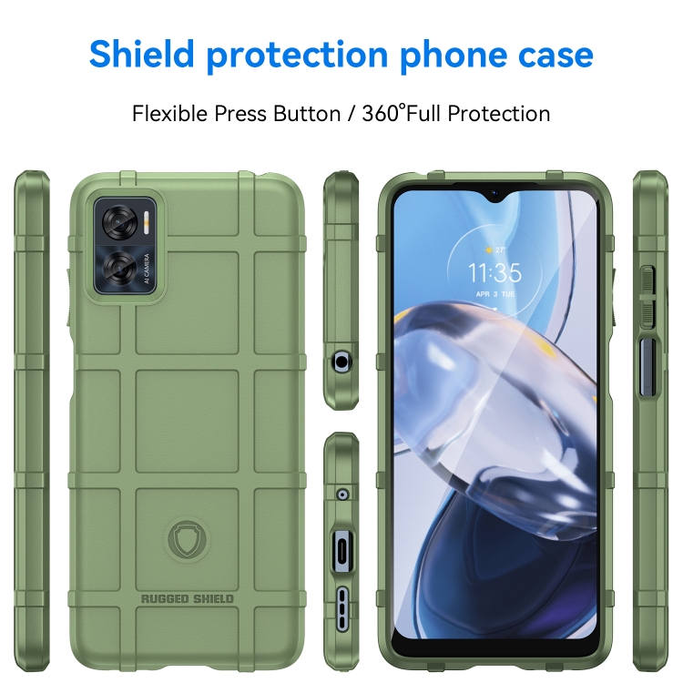 Tvrdený kryt pre Motorola Moto E22 / E22i - COVERAGE zelený