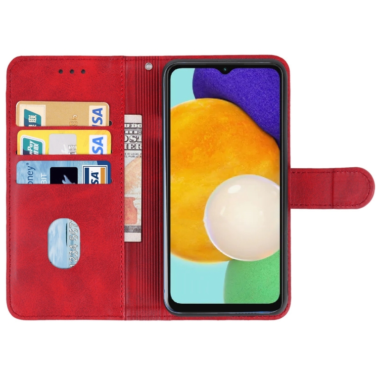 Knižkové puzdro pre Samsung Galaxy A13 5G / A04s - SOLID červené