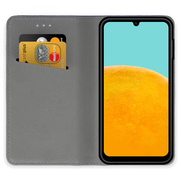 Knižkové puzdro pre Samsung Galaxy A25 5G - SMART MAGNET červené