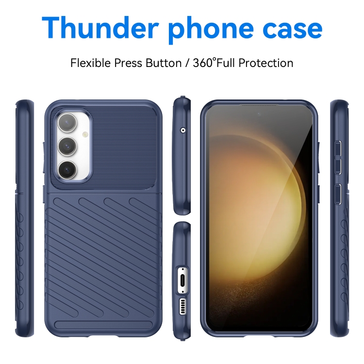 Zadný kryt pre Samsung Galaxy S23 FE - THUNDER modrý