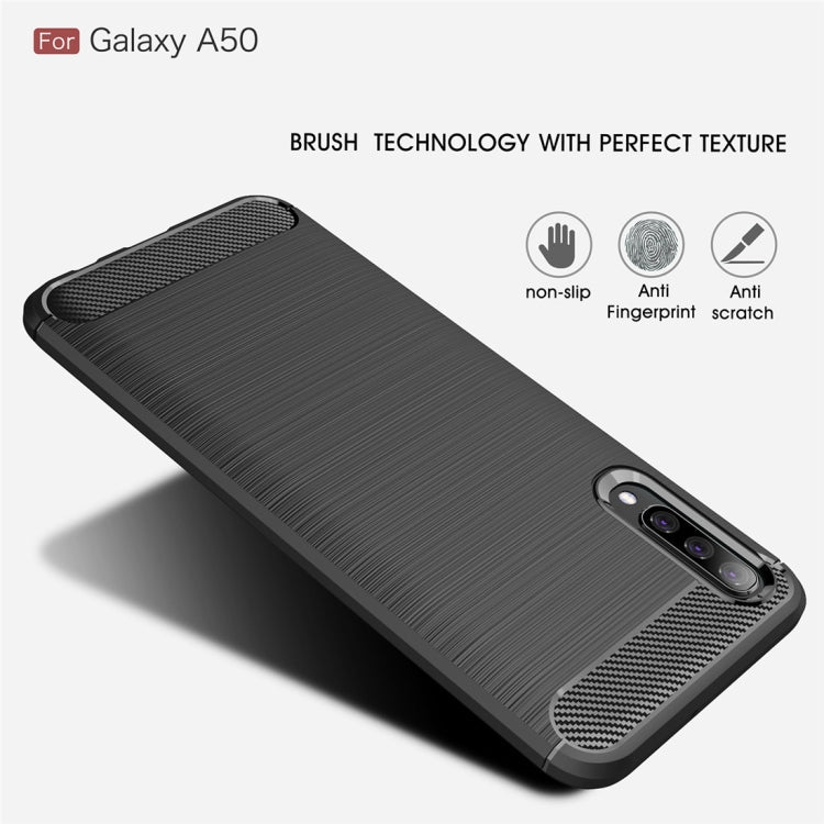 CARBON Zadný obal pre Samsung Galaxy A50 - modrý