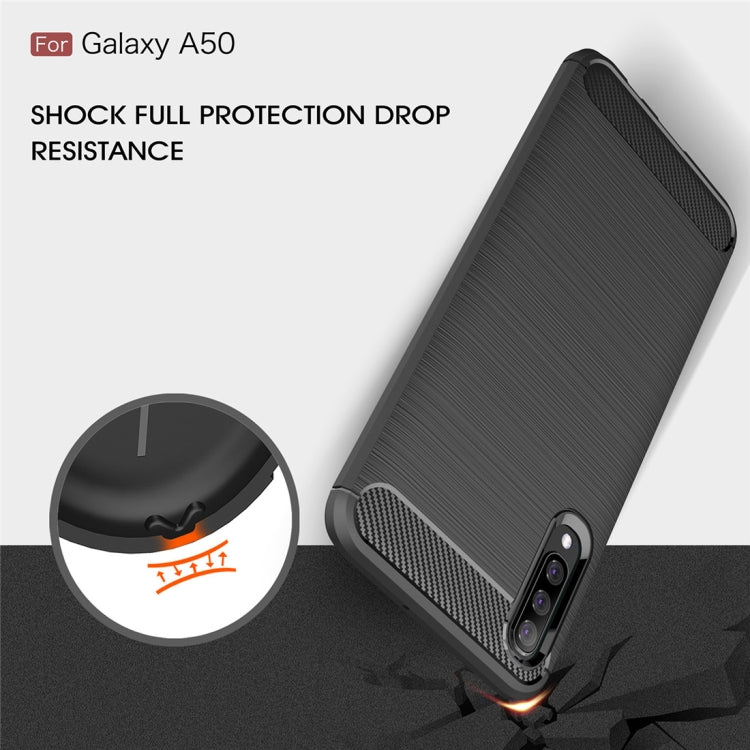 CARBON Zadný obal pre Samsung Galaxy A50 - čierny