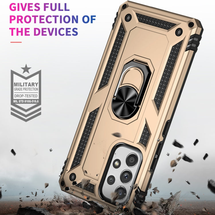 RING ARMOR Tvrdený kryt pre Samsung Galaxy A53 5G - zlatý
