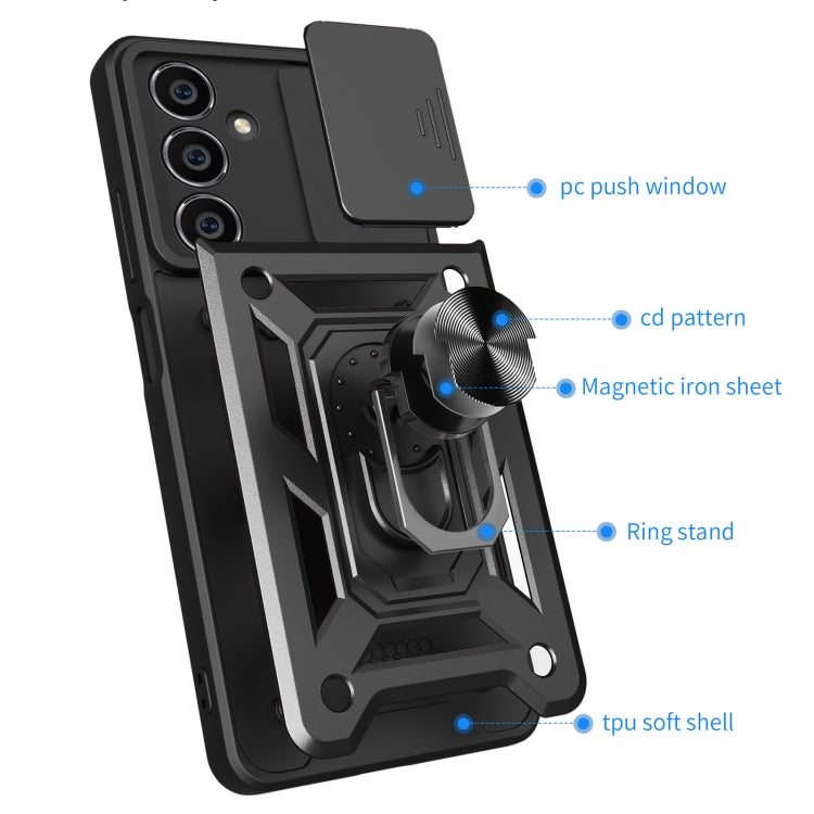 SLIDING Tvrdený kryt pre Samsung Galaxy A05s - ružový