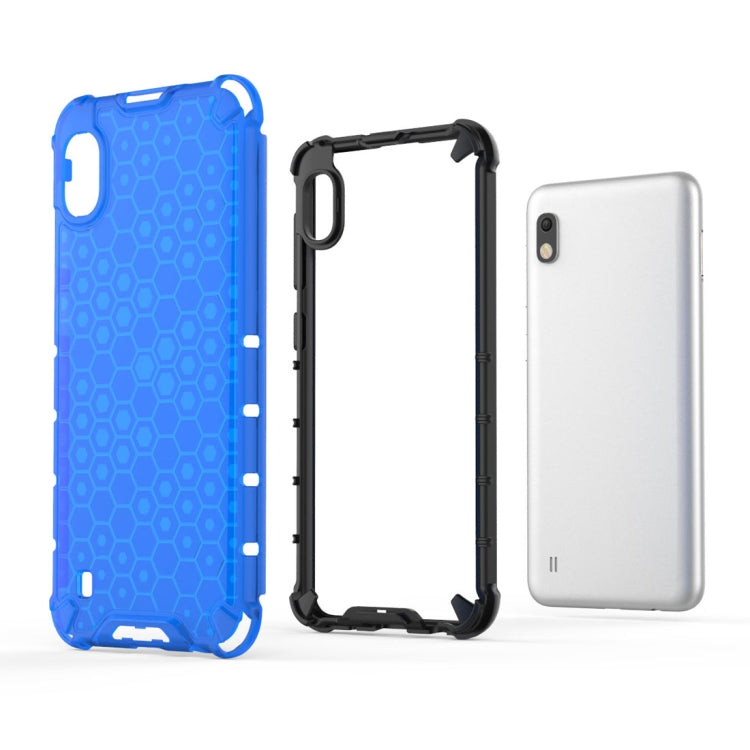 HONEYCOMB Tvrdený kryt pre Samsung Galaxy A10 - čierny