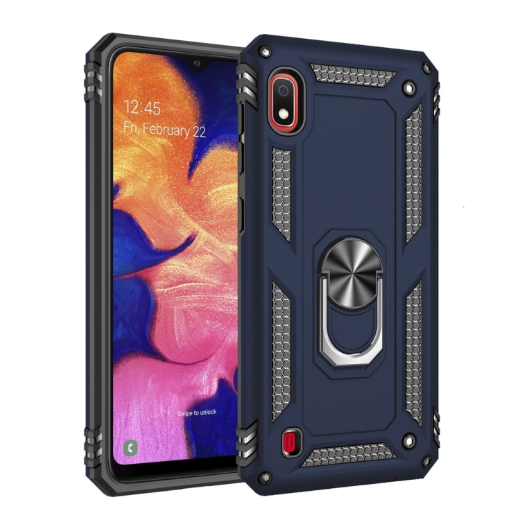 RING ARMOR Tvrdený kryt pre Samsung Galaxy A10 - modrý