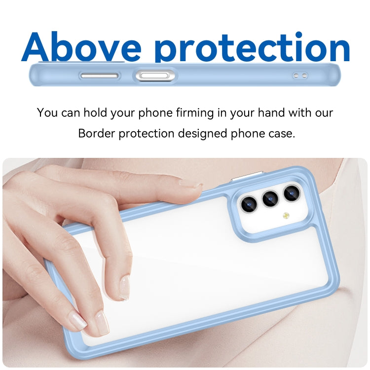 FRAME Zadný kryt pre Samsung Galaxy A13 4G - modrý
