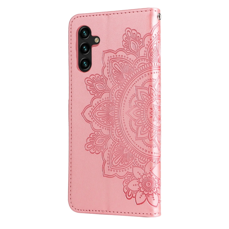 FLOWER Knižkové puzdro pre Samsung Galaxy A13 5G / A04s - ružové