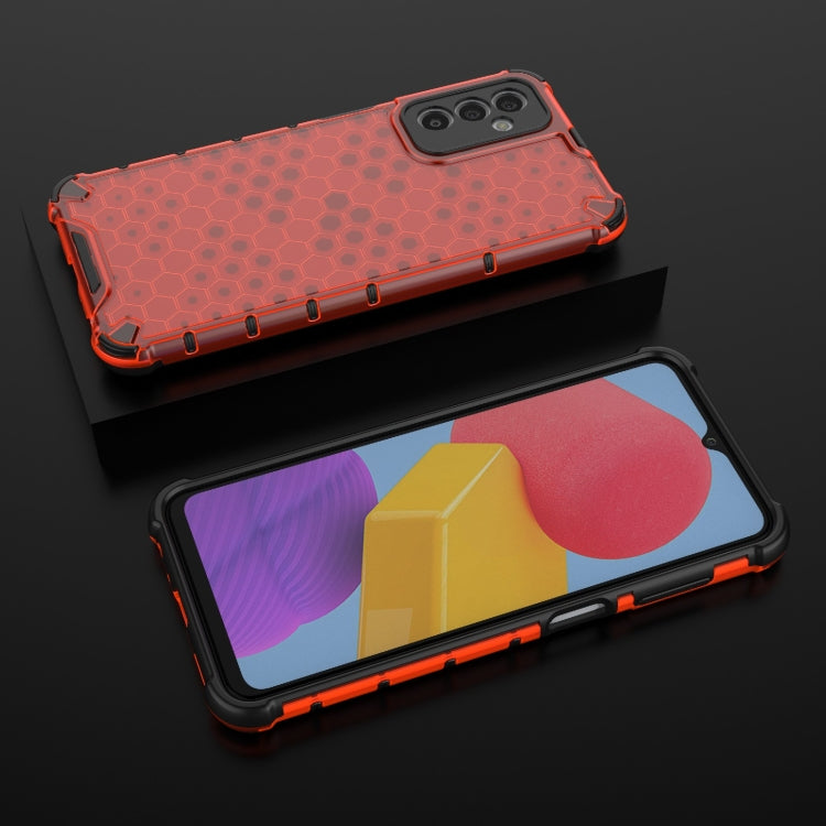 HONEYCOMB Tvrdený kryt pre Samsung Galaxy A13 5G / A04s - červený