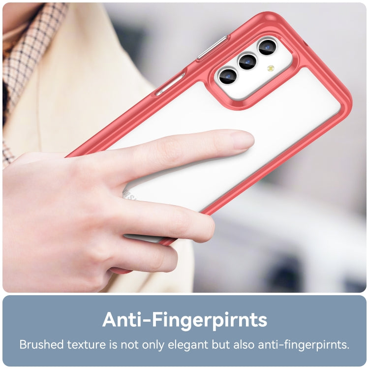 FRAME Zadný kryt pre Samsung Galaxy A13 5G / A04s - červený