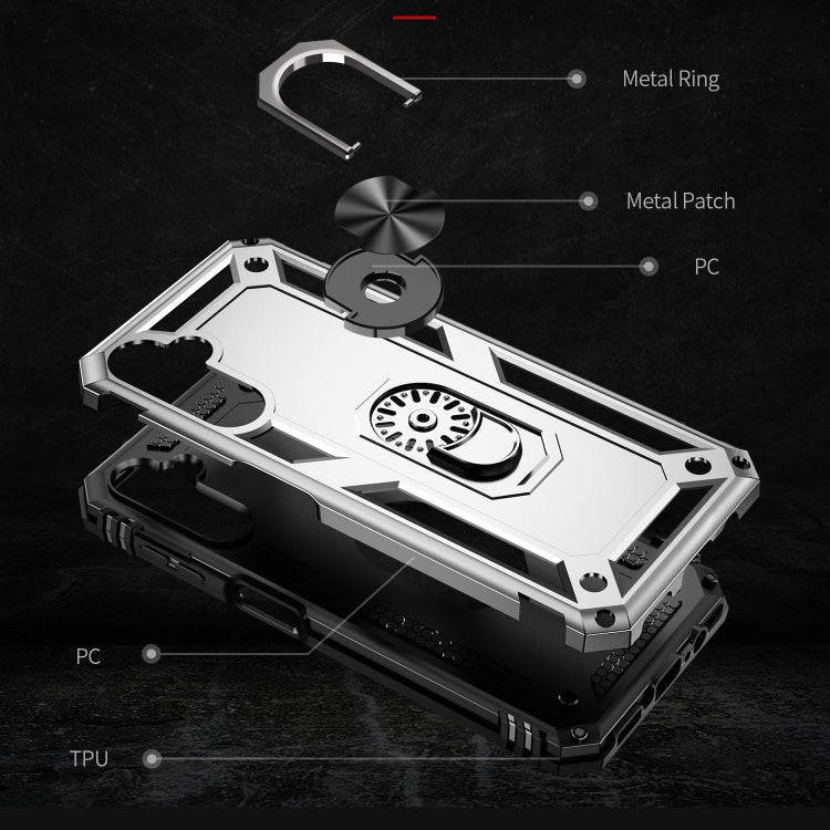 RING ARMOR Tvrdený kryt pre Samsung Galaxy A14 / A14 5G - sivý