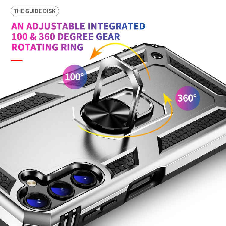RING ARMOR Tvrdený kryt pre Samsung Galaxy A14 / A14 5G - sivý