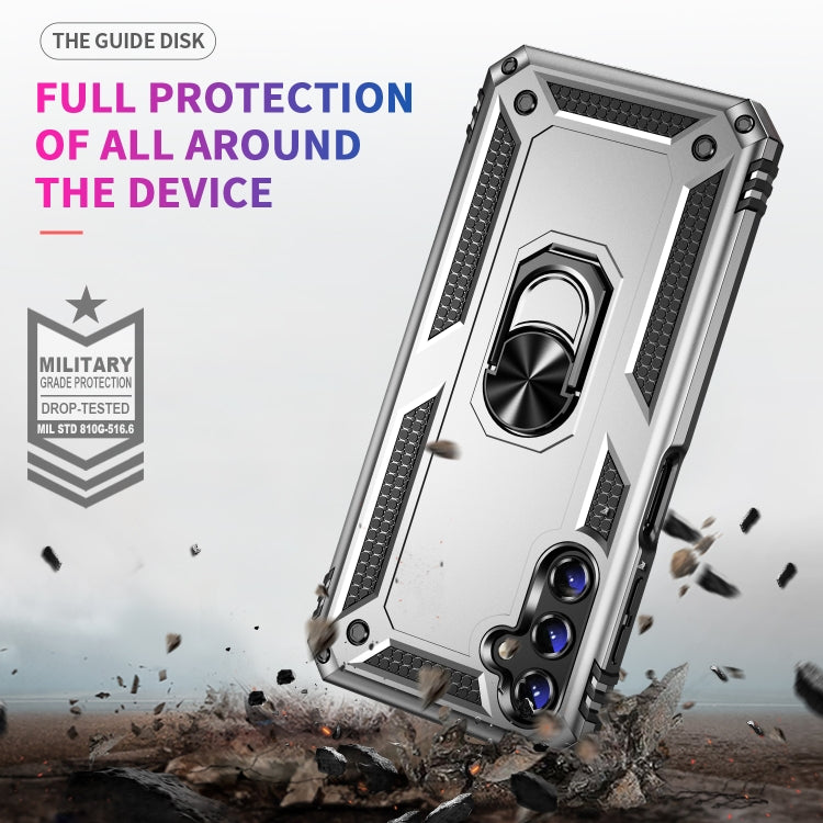 RING ARMOR Tvrdený kryt pre Samsung Galaxy A14 / A14 5G - sivý