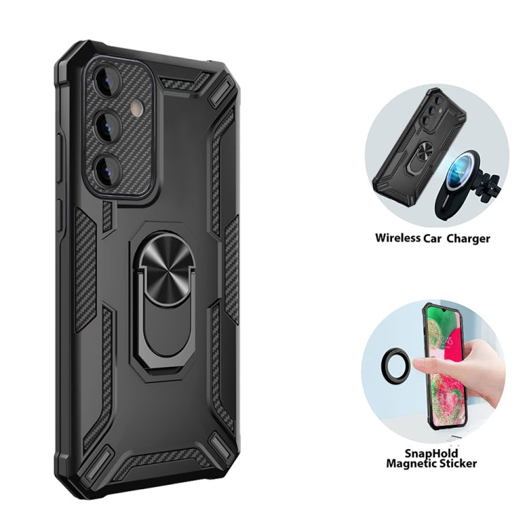 WARSHIP ARMOR Tvrdený kryt pre Samsung Galaxy A14 / A14 5G - čierny