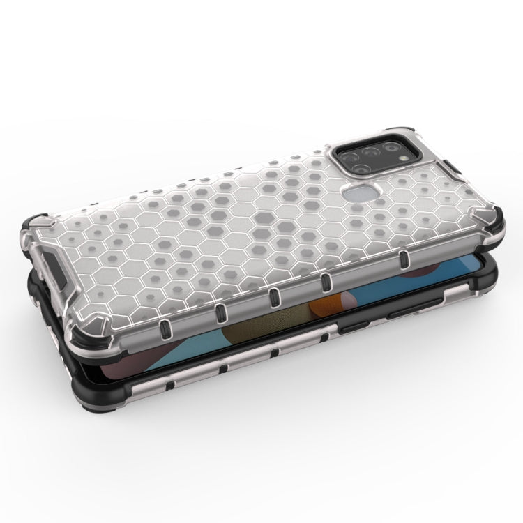 HONEYCOMB Tvrdený kryt pre Samsung Galaxy A21S - červený