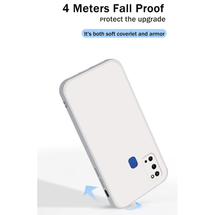 MATT Silikónový obal pre Samsung Galaxy A21s - modrý