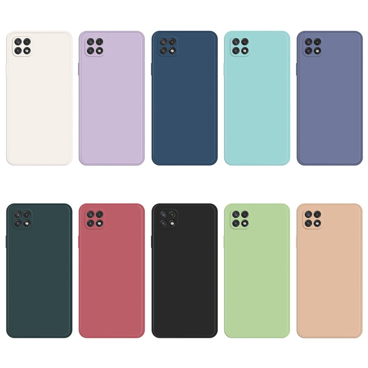 MATT Silikónový obal pre Samsung Galaxy A22 5G - modrý