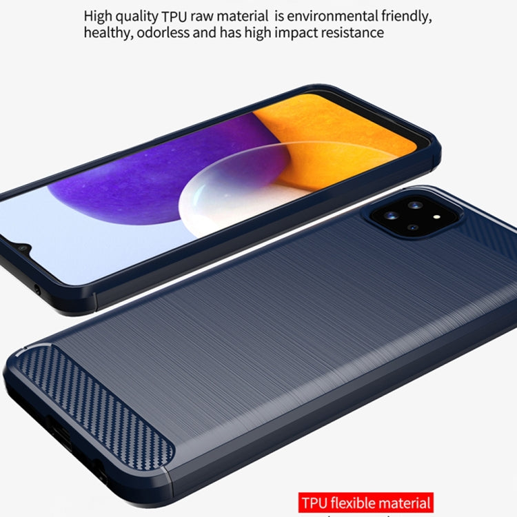 CARBON Zadný obal pre Samsung Galaxy A22 5G - modrý