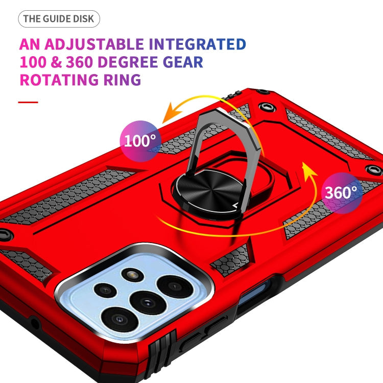 RING ARMOR Tvrdený kryt pre Samsung Galaxy A23 / A23 5G - červený