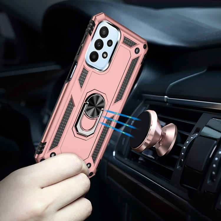 RING ARMOR Tvrdený kryt pre Samsung Galaxy A23 / A23 5G - ružový