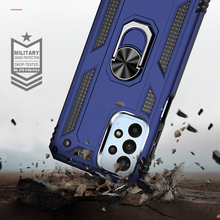 RING ARMOR Tvrdený kryt pre Samsung Galaxy A23 / A23 5G - modrý