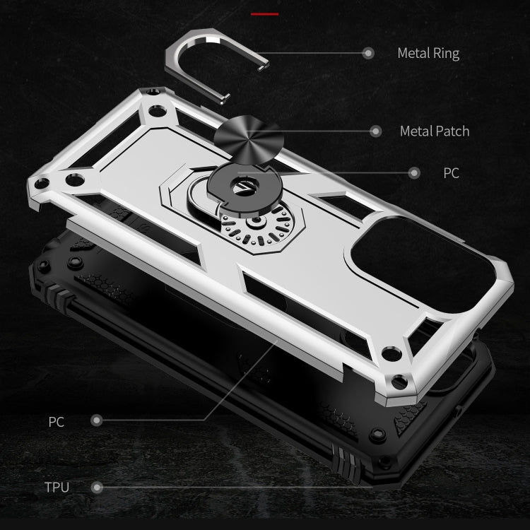 RING ARMOR Tvrdený kryt pre Samsung Galaxy A23 / A23 5G - sivý