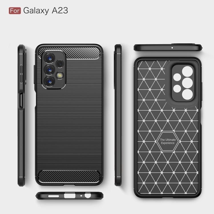 CARBON Zadný obal pre Samsung Galaxy A23 / A23 5G - modrý