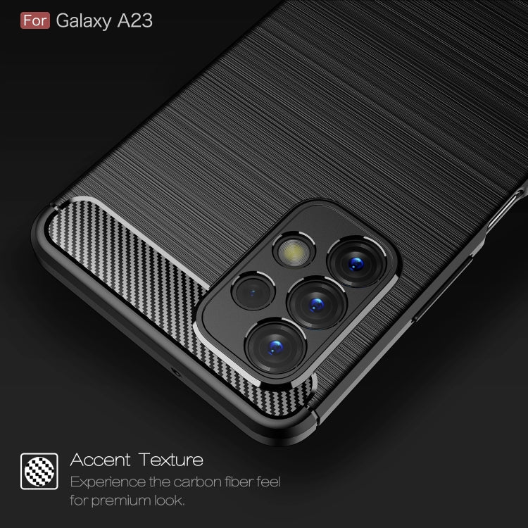 CARBON Zadný obal pre Samsung Galaxy A23 / A23 5G - modrý