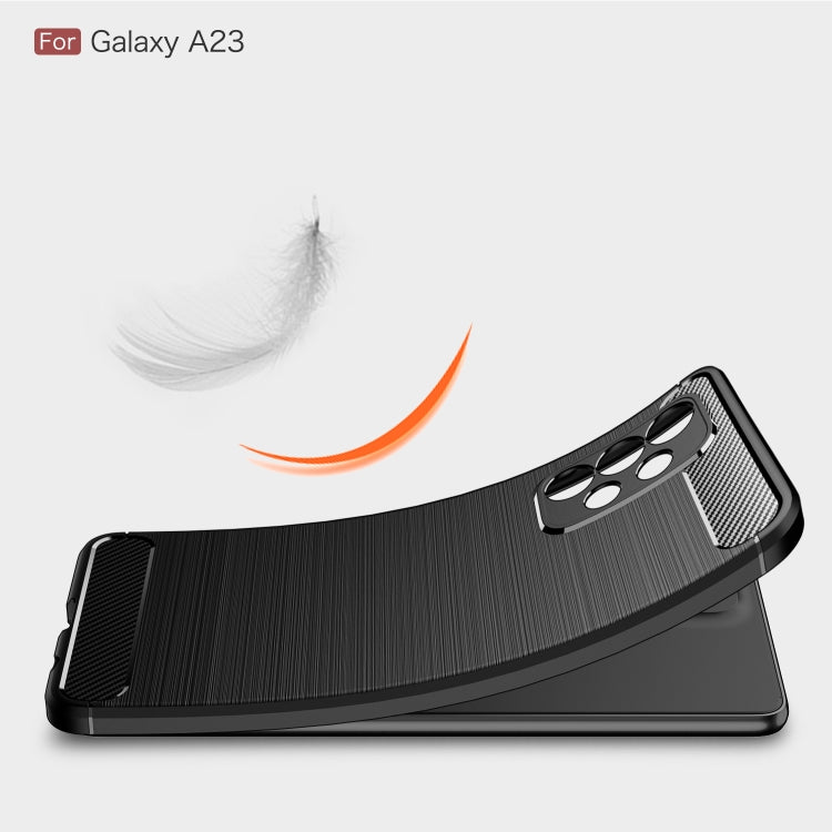 CARBON Zadný obal pre Samsung Galaxy A23 / A23 5G - modrý